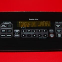 Part # WB27T10697 | WB27T10805 | 164D6476G009 GE Oven Control Panel And Board (used, overlay good - Black)