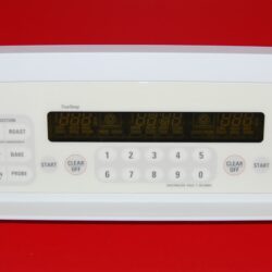 Part # WB36T10598 | WB27T10435 | 164D4779P008 GE Oven Control Panel And Board (used, overlay good - Bisque)