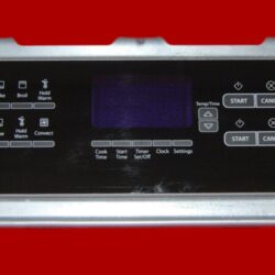 Part # W10321795 | W10365415 Whirlpool Gas Oven Switch Panel And Board (used, overlay fair - Black)