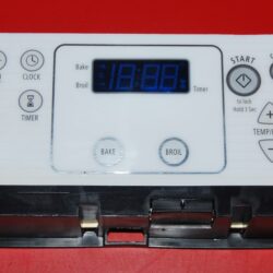Part # W10312659 - Whirlpool Gas Oven Control Board (used, overlay fair - White)