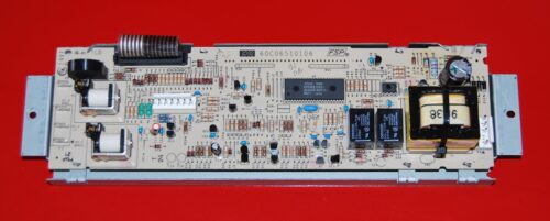 Part # 8053740 - Whirlpool Gas Oven Control Board (used, overlay fair - Yellow)