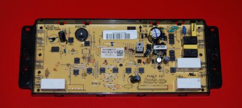 Part # W10586737 - Whirlpool Oven Control Board (used, overlay fair - Black)