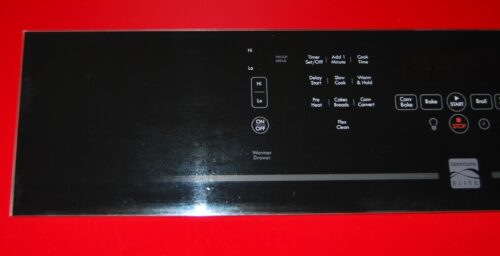 Part # 316350803 | 316577091 Kenmore Oven Control Panel And Board (used, overlay fair - Black)