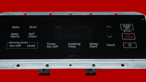 Part # DG34-00041A | DE94-03926A | Samsung Oven Switch Membrane And Control Board (overlay fair - Black)