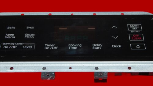 Samsung Oven Switch Membrane and Control Board - DG34-00035B DE94-03595A | OEM Used Tested (overlay fair - Black)