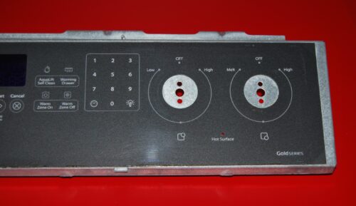 Part # W10730777 | W10340308 Whirlpool Oven Control Panel And Board (used, overlay fair - Dark Gray)