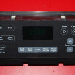 Part # W10887921 - Whirlpool Oven Control Board (used, overlay fair - Dark Gray)