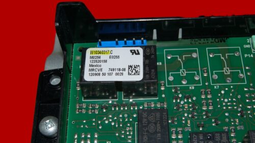 Part # W10678666 | W10340317 | Whirlpool Gas Oven Touch Panel And Control Board (overlay fair - Gray)