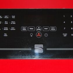 Part # 316350803 | 316577091 Kenmore Oven Control Panel And Board (used, overlay fair - Black)