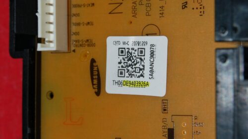 Part # DG34-00041A | DE94-03926A | Samsung Oven Switch Membrane And Control Board (overlay fair - Black)