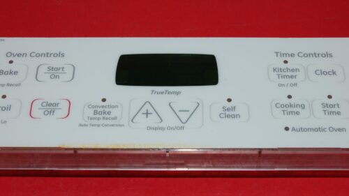 GE Oven Control Board - WB27T11154 | 191D5975G003 (overlay fair - White)