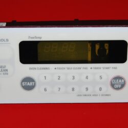 Part # WB27T11078 | WB27T10416 | 1913159P127 GE Oven Switch Membrane And Control Board (used, overlay fair - Yellow )