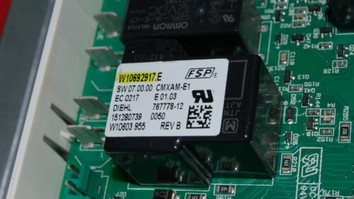 Part # W10528785 | W10692917 | Whirlpool Oven Switch Membrane and Board (overlay fair - Dark gray)