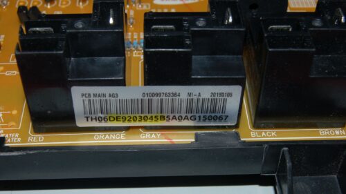 Part # DG34-00014A | DE92-03045B | Samsung Oven Switch Membrane and Control Board (overlay fair - Black)