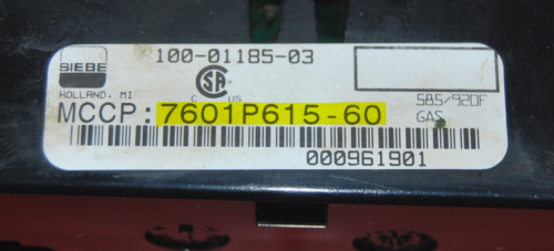 Part # 7601P615-60 - Maytag Oven Control Board (used, no overlay)