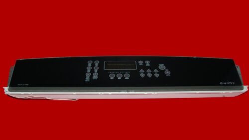 Part # WP9763262 | W10110451 | Whirlpool Gas Oven Control Panel and Control Board (overlay good - Black)