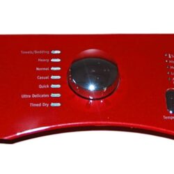 Part # 137169340 | 137070850 Frigidaire Dryer Control Panel And User Interface Board (condition fair - Red)