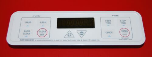 Part # WB12K0019 | 191D1001P020 - GE Oven Control Board And Keypad (used, overlay good - White)