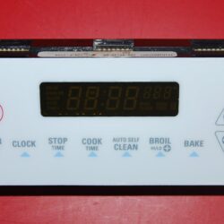 Part # WB12K0005 | 191D1001P005 - Maytag Gas Oven Control Board (used, overlay good - White)