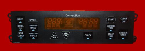 Part # WB27T10074 | 191D1578P017 - GE Oven Control Board (used, overlay good - Black)