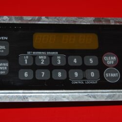 Part # WB27K10147 | 183D8083P006 | GE Gas Oven Control Board (overlay poor - Black)