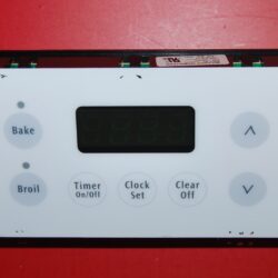 Part # 316455452 - Frigidaire Oven Control Board (used, overlay fair - White * Broken Tab * )