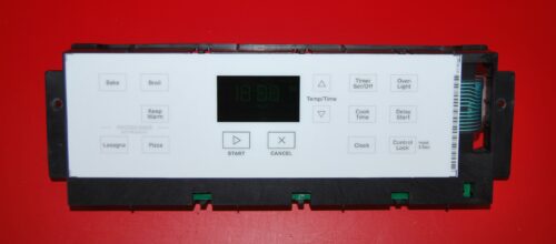 Part # W11520705 - Whirlpool Oven Control Board (used, overlay good - White)