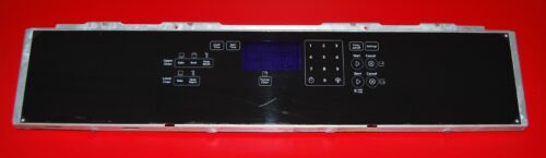 Part # W10531230 | W10648865 Whirlpool Gas Oven Control Panel And Board (used, overlay fair - Black)