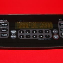 Part # WB27T10875 | WB27T10803 | 164D6476G007 GE Oven Control Panel And Board (used, overlay good - Black)