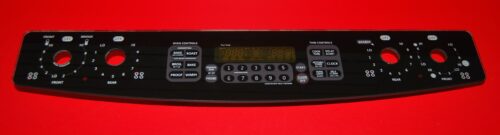 Part # WB27T10875 | WB27T10803 | 164D6476G007 GE Oven Control Panel And Board (used, overlay good - Black)