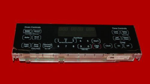 GE Oven Control Board Part - 164D8496G003 | WB27T11351 (overlay fair - Black)