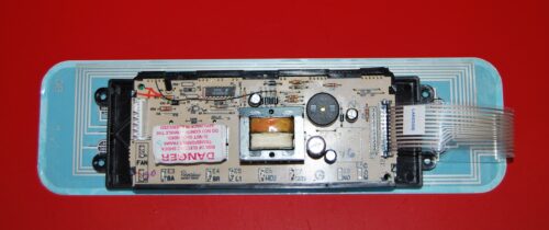 Part # WB12K0019 | 191D1001P020 - GE Oven Control Board And Keypad (used, overlay good - White)