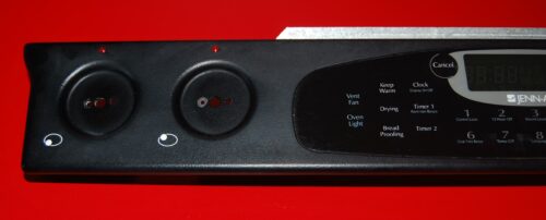 Part # 74005747 | 74007226 Jenn-Air Oven Control Panel And Board (used, overlay fair - Black)