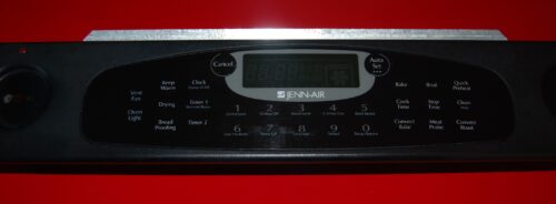 Part # 74005747 | 74007226 Jenn-Air Oven Control Panel And Board (used, overlay fair - Black)