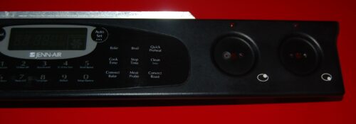 Part # 74005747 | 74007226 Jenn-Air Oven Control Panel And Board (used, overlay fair - Black)