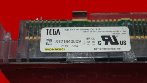 GE Oven Control Board Part - 164D8496G003 | WB27T11351 (overlay fair - Black)