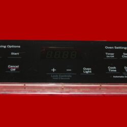GE Oven Control Board 164D8450G176 | WB27X29089 OEM Used Tested (overlay fair Black)