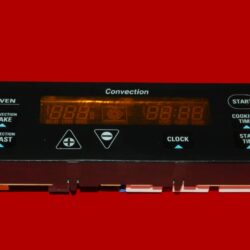 GE Oven Control Board WB27T10074 | 191D1578P017 | OEM Used Tested (overlay good - Black)