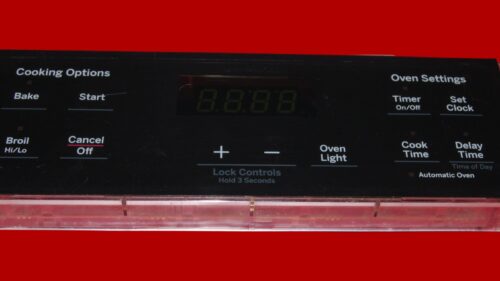 GE Oven Control Board 164D8450G176 | WB27X29089 OEM Used Tested (overlay fair Black)