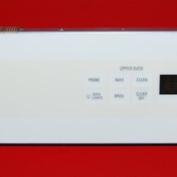 Part # WB36K5088 | WB27K5047 GE Oven Control Panel And Control (used, overlay fair - White)