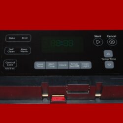 Part # W10803948 | W10349612 | Whirlpool Oven Control Board (overlay good - Black)