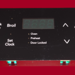 Part # A03619522 - Frigidaire Oven Control Board (used, overlay fair - Black)