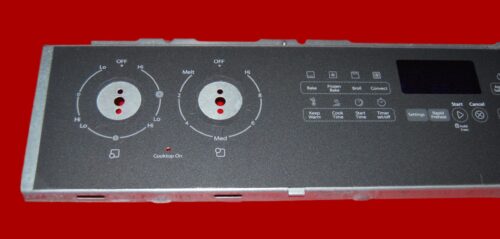 Part # W10826708 | W10828144 | Whirlpool Oven Control Panel And Board (overlay fair - Dark Gray)
