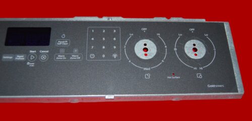 Part # W10826708 | W10828144 | Whirlpool Oven Control Panel And Board (overlay fair - Dark Gray)