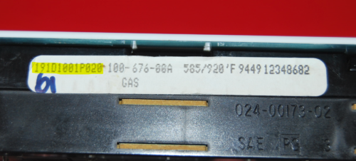 Part # WB12K0019 | 191D1001P020 - GE Oven Control Board And Keypad (used, overlay good - White)