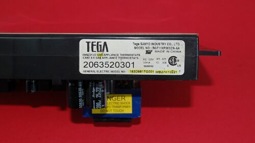 Part # WB27K10221 | 183D9817G001 | GE Gas Oven Control Board (overlay fair - Bisque)