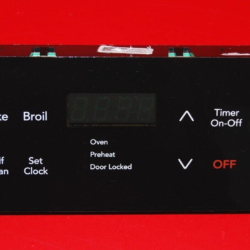 Part # 5304514107 - $119 Frigidaire Gas Oven Control Board (used, overlay good - Black)