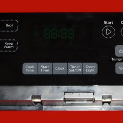 Part # W10803948 | W10734608 | Whirlpool Oven Control Board (overlay good - Black)