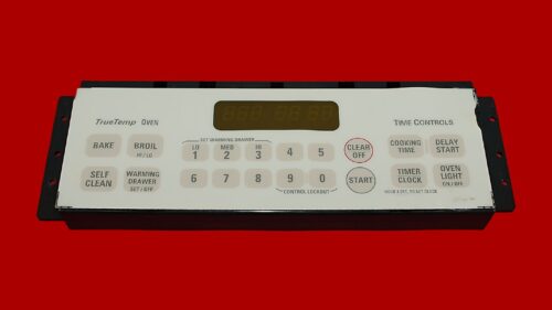 Part # WB27K10221 | 183D9817G001 | GE Gas Oven Control Board (overlay fair - Bisque)