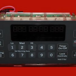 Part # WB27X25361 | 164D8496G167 | GE Oven Control Board (overlay fair - Dark Gray)